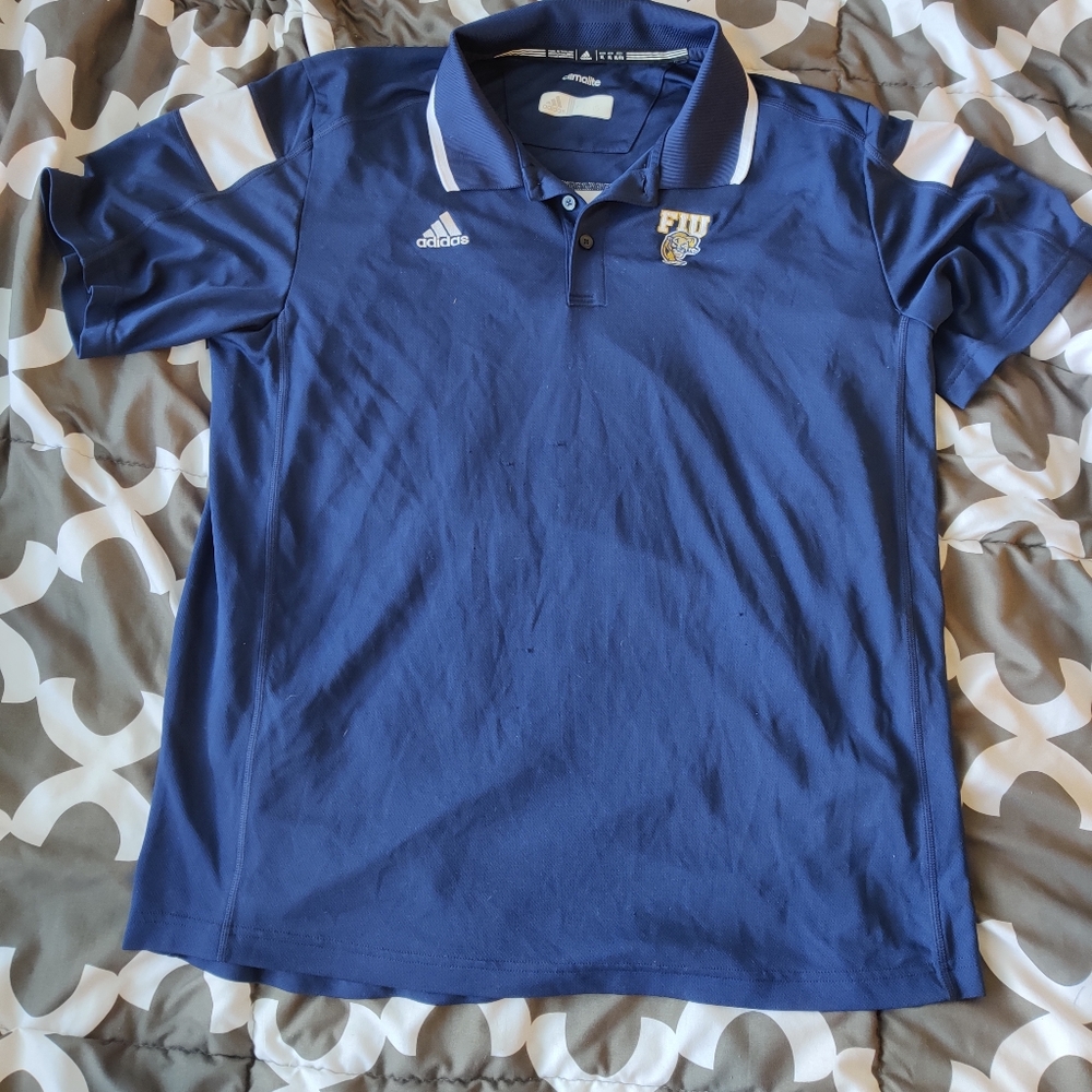 🤑4 for $20| FIU Panthers athletic adidas polo